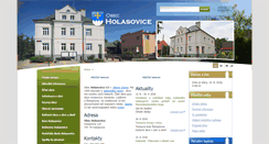 Desktop Screenshot of obec-holasovice.cz